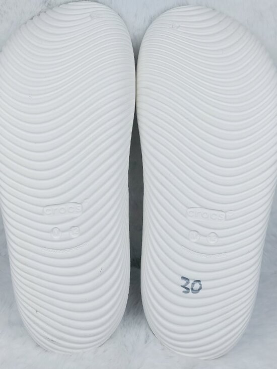 Crocs Men\'s Ice White Mellow Recovery Comfort Slip-On Clogs Size 12 main image 9